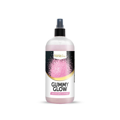 Gummy Glow for horses shining mist with jelly scent